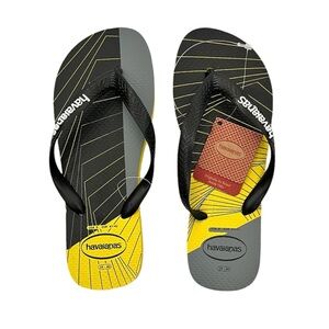 NEW Havaianas Unisex Flip flop size 41 Citrus Yellow